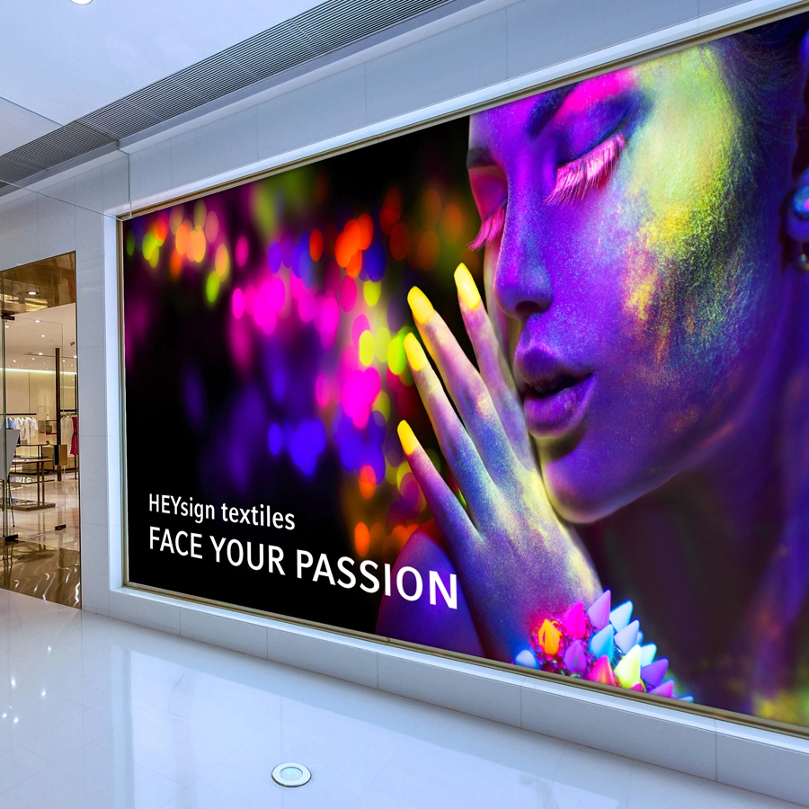 UV Backlite sample UV Printing Backlit sanfa fabric